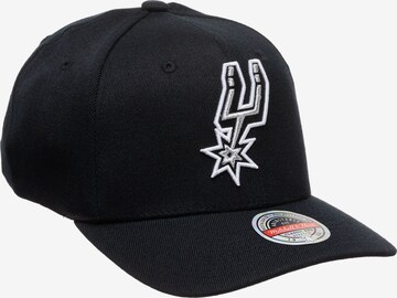 Mitchell and Ness Cap in Black: front