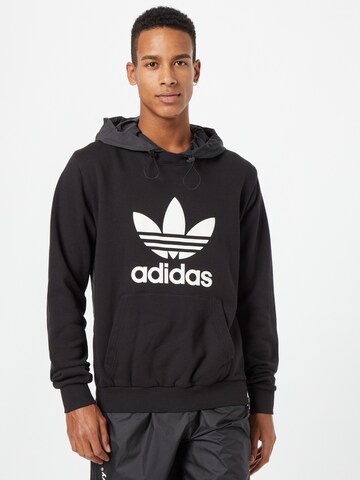 ADIDAS ORIGINALS Sweatshirt in Black: front