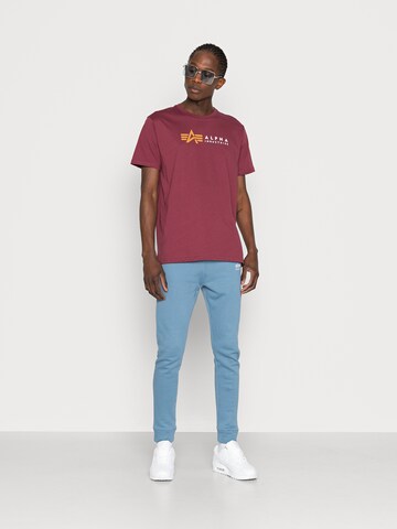 ALPHA INDUSTRIES Majica | rdeča barva