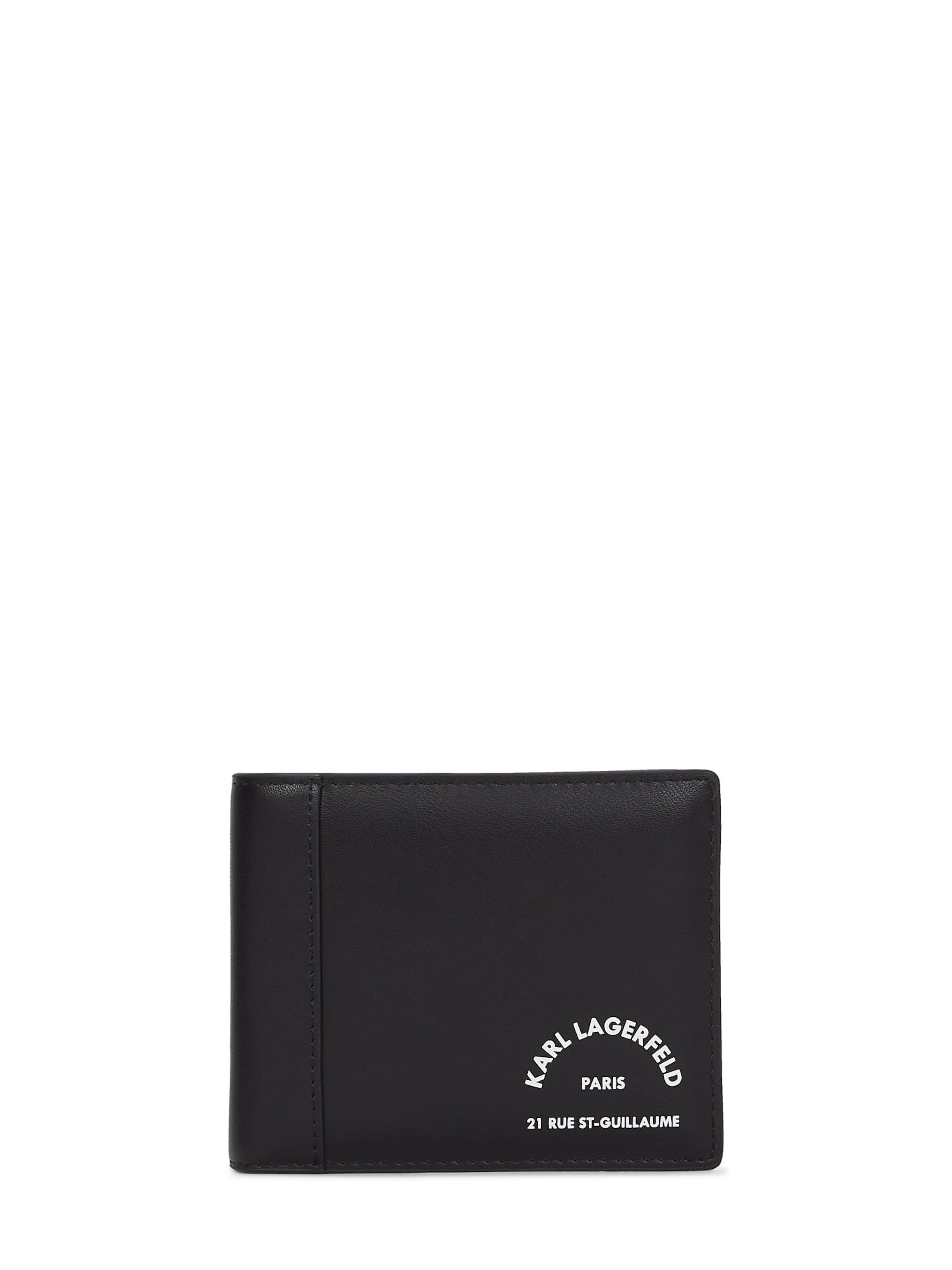 Karl Lagerfeld Wallet in Black: front