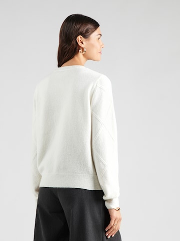 JDY Пуловер 'JDYBELLA' в бяло