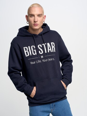 BIG STAR Sweatshirt 'ASHLYNO' in Blauw: voorkant