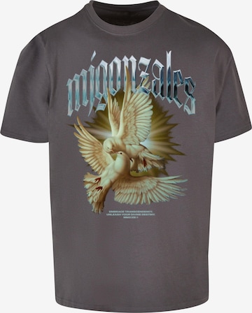 MJ Gonzales T-Shirt 'SPIRIT' in Grau: predná strana