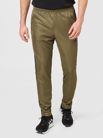 Regular Pantalon de sport 'Essentials' ADIDAS PERFORMANCE en vert : devant