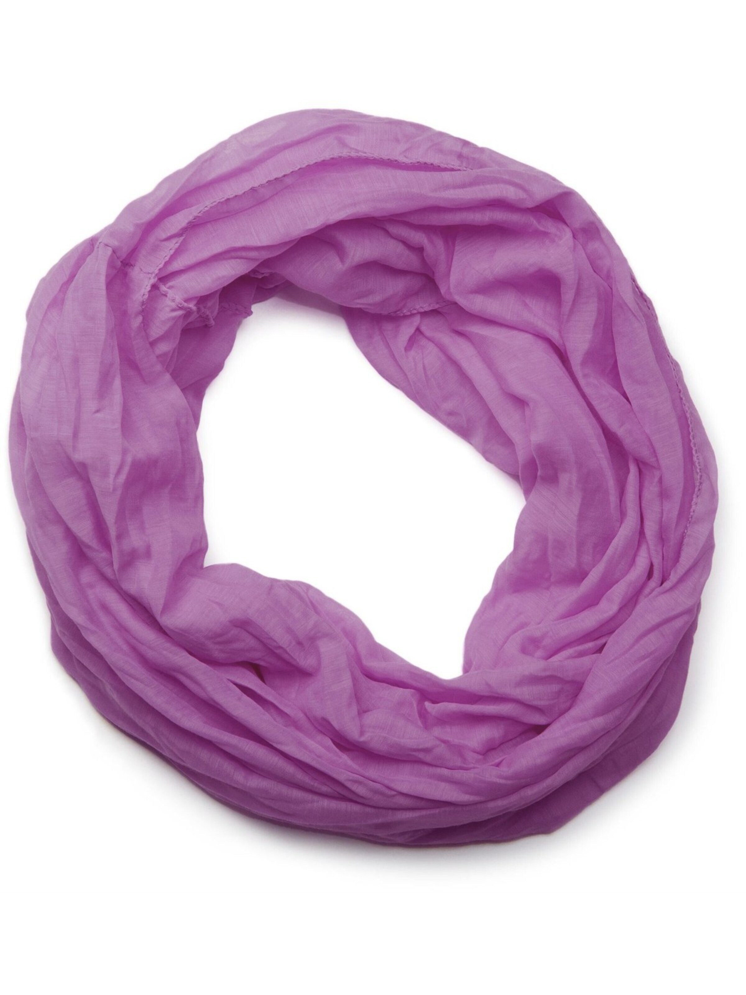 styleBREAKER Loop scarf 'Seidiger unifarbener Loop' in Purple: front