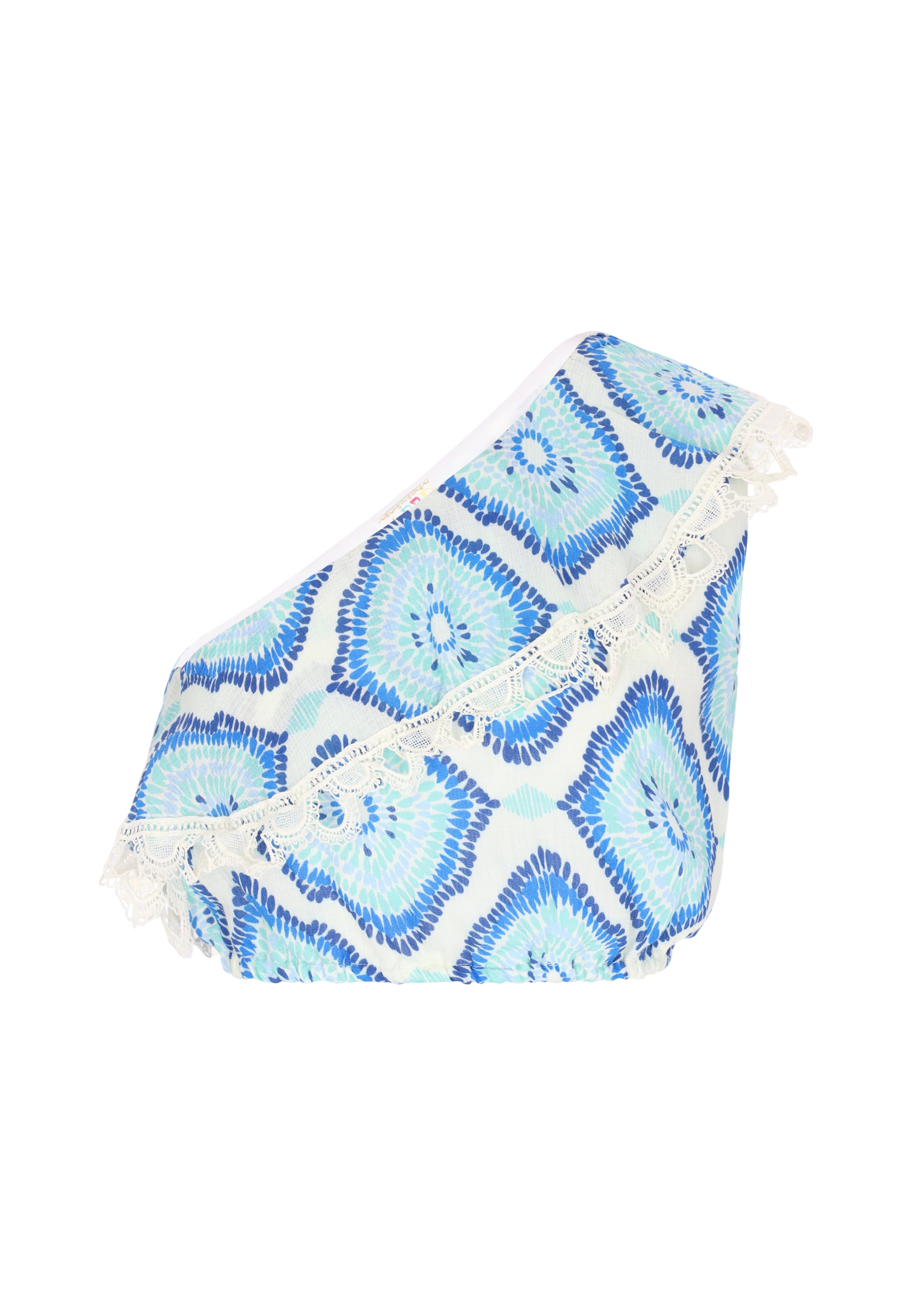 IZIA Top 'Festival' in Blauw: voorkant