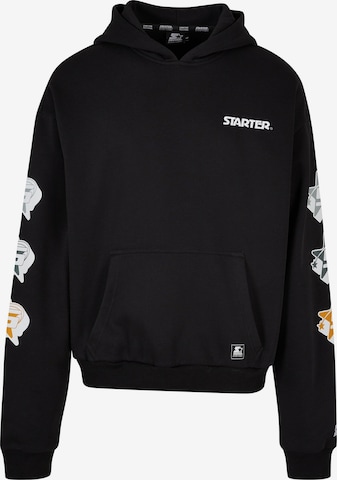 Starter Sweatshirt in Zwart: voorkant