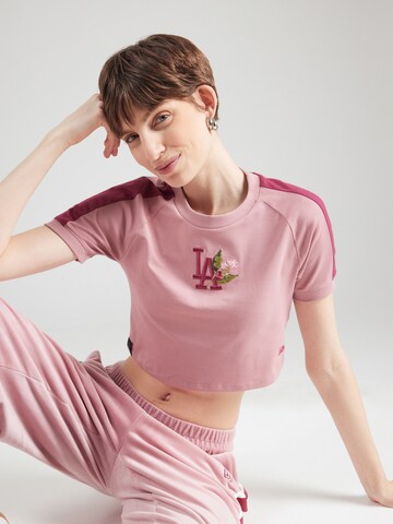 NEW ERA - Camiseta en rosa: frente