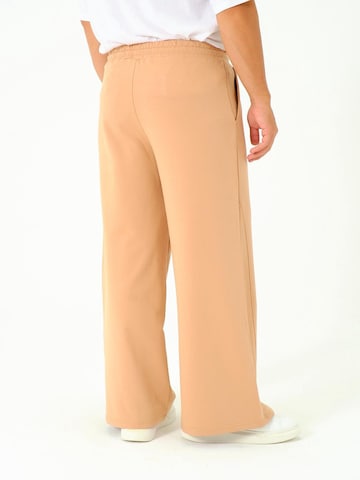 Wide Leg Pantalon C&City en marron