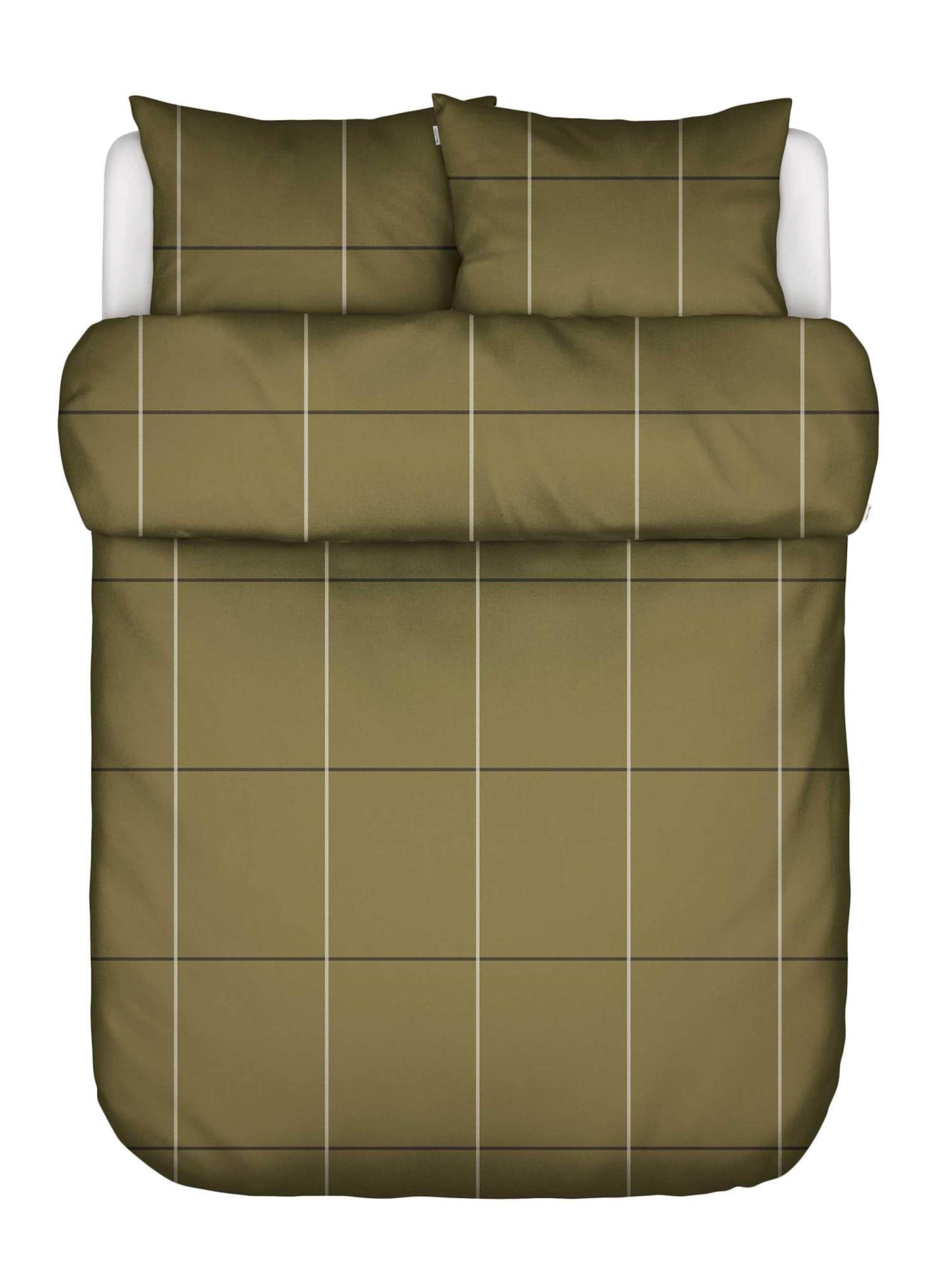 Marc O'Polo Bettwäsche 'Suvie' in Grün: Vorderseite