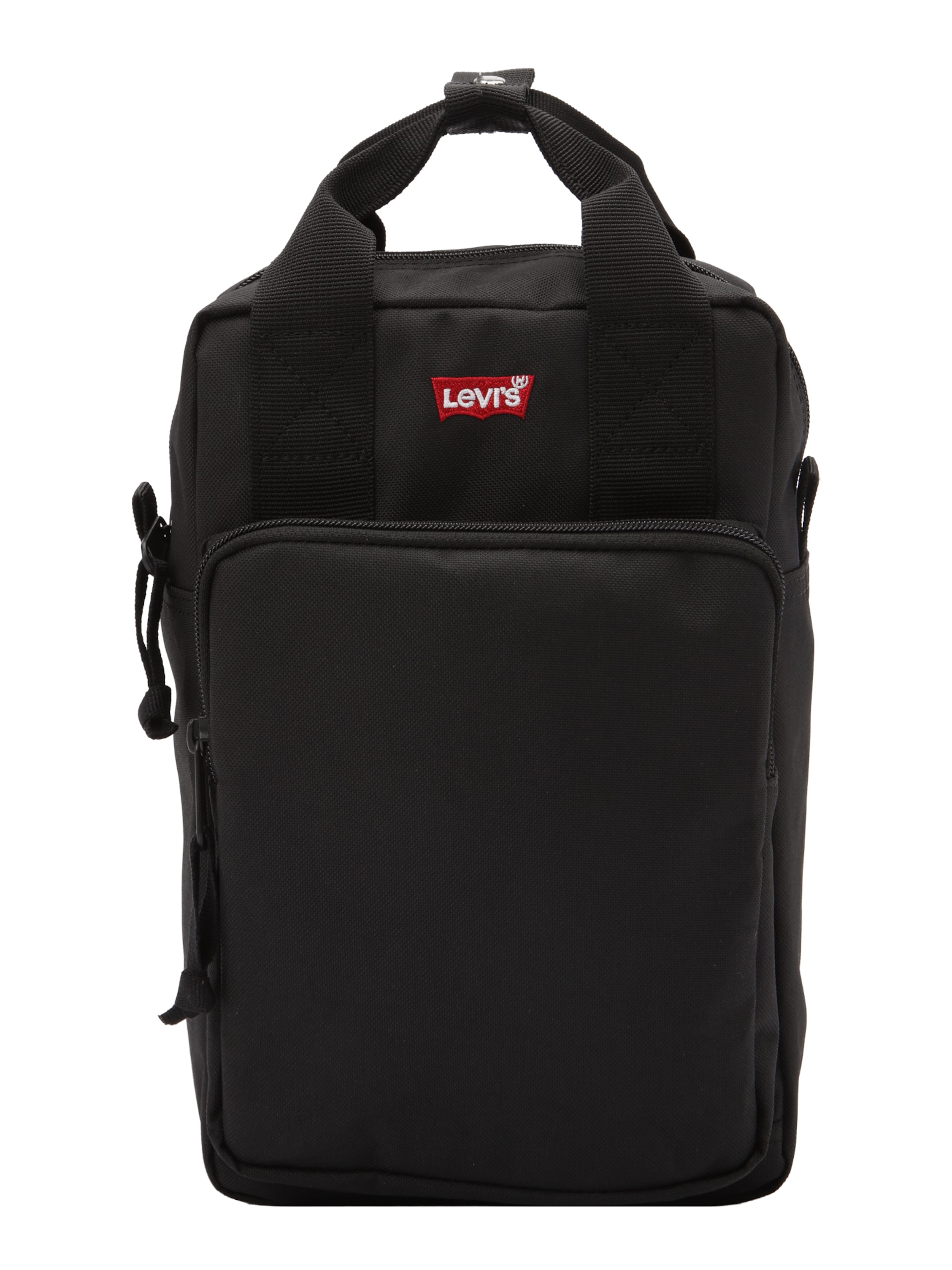 LEVI'S ® Rucksack in Schwarz: Vorderseite