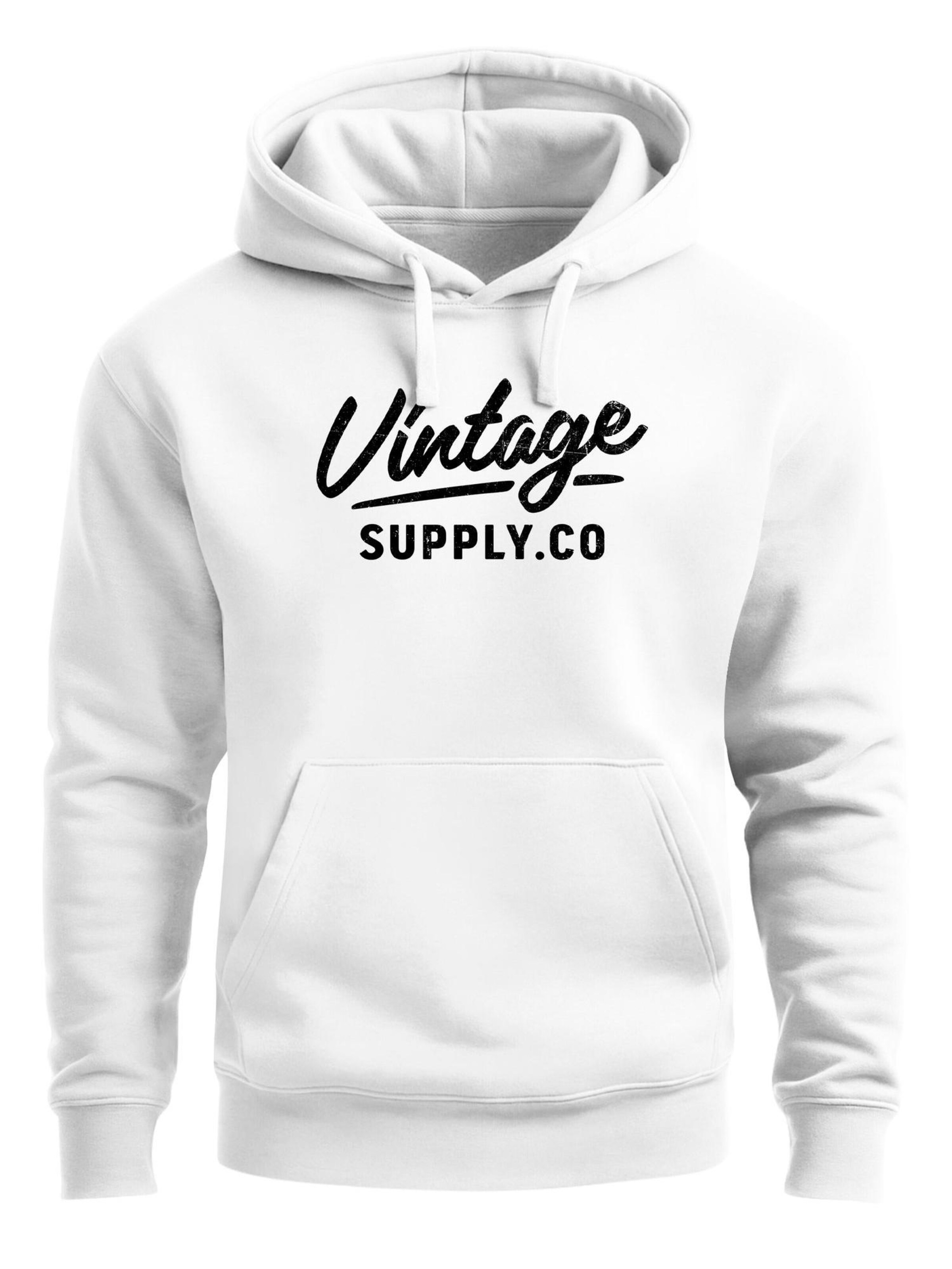 Neverless Sweatshirt 'Vintage Supply Co.' in White: front