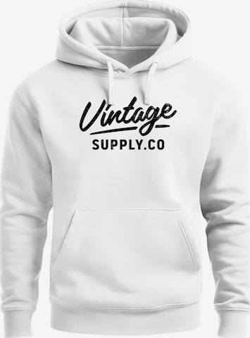 Neverless Sweatshirt 'Vintage Supply Co.' in White: front
