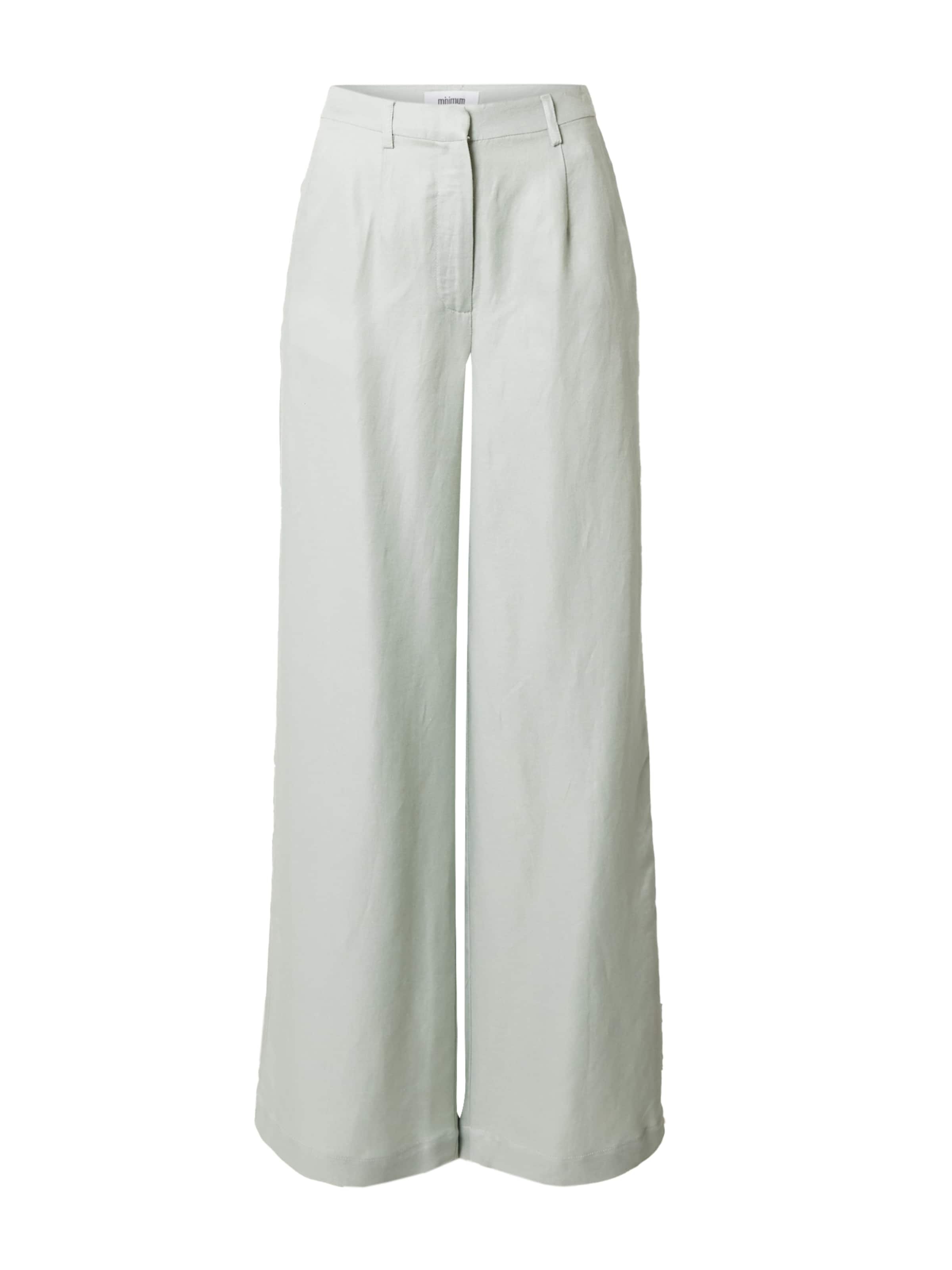 minimum Wide Leg Hose in Grau: Vorderseite