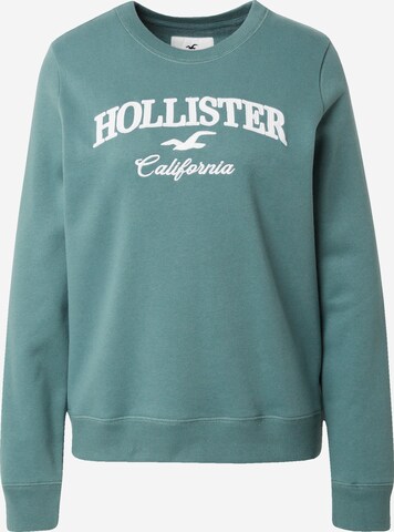 HOLLISTER Sweatshirt 'EMEA' in Green: front