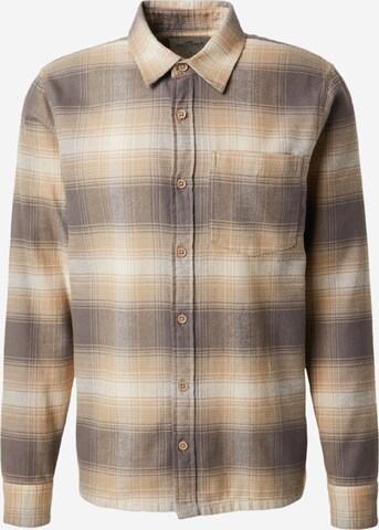 HOLLISTER Comfort fit Overhemd in Beige: voorkant