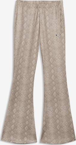 évasé Pantalon PUMA en beige : devant