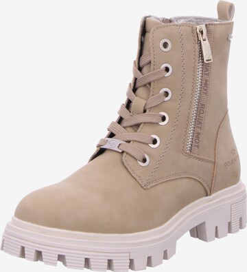 TOM TAILOR Boots in Beige: front