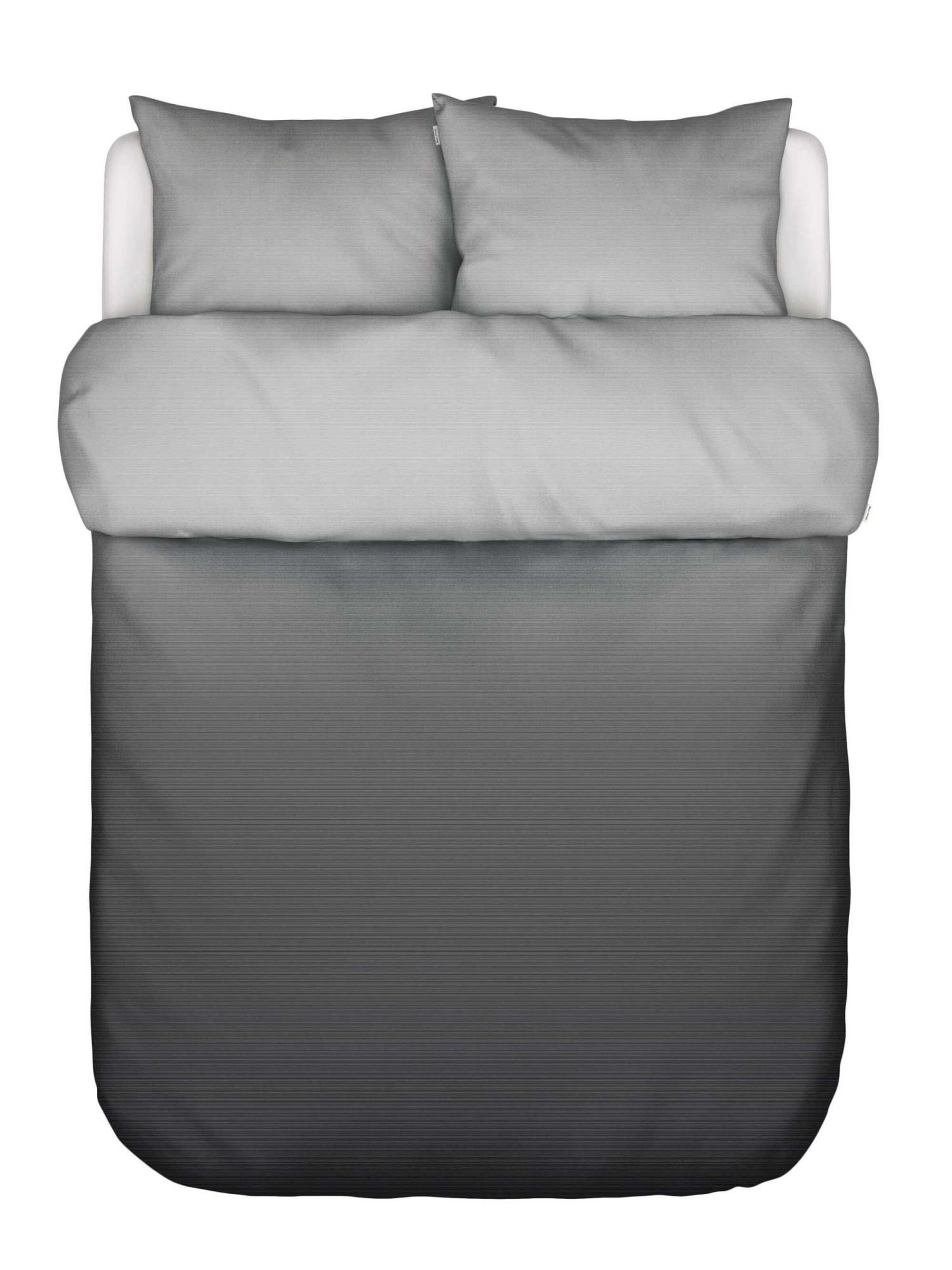 Marc O'Polo Bettbezug 'Jorn' in Grau: Vorderseite