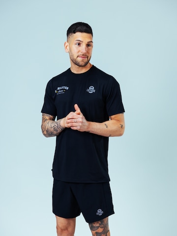 Lifters Functioneel shirt 'Hybrid Sport' in Zwart: voorkant