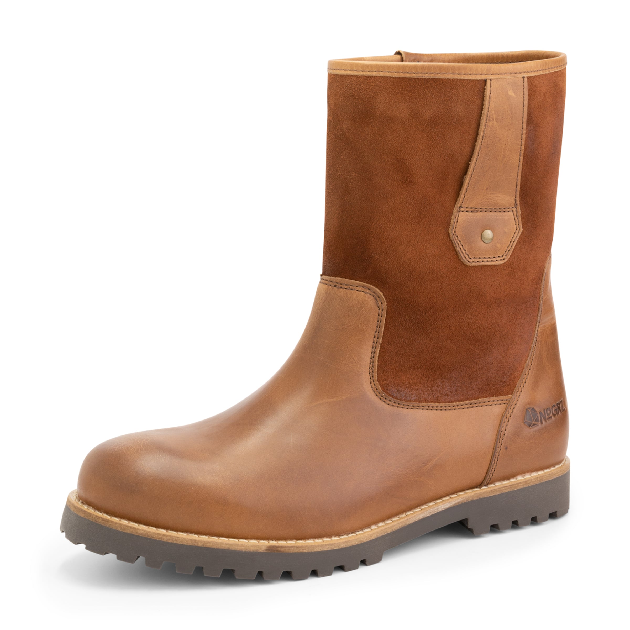 NoGRZ Boots in Brown: front