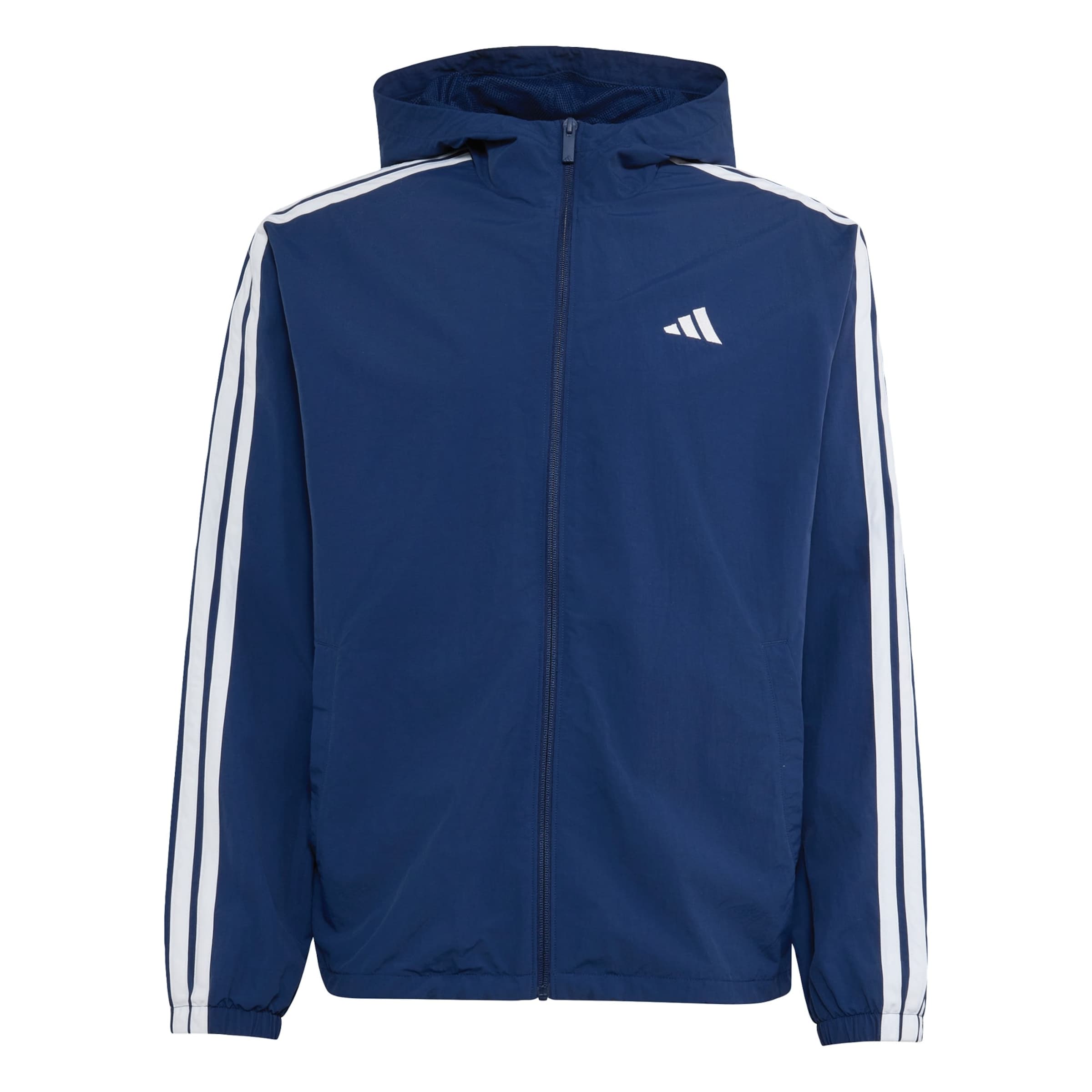ADIDAS SPORTSWEAR - Chaqueta deportiva 'Essentials' en azul: frente