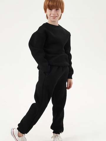 LOUIS LECLER Joggingpak 'Leo' in Zwart
