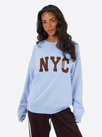 BRAVE SOUL Sweatshirt in Blau: Vorderseite
