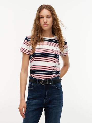 Tommy Jeans - Camiseta 'ESS' en blanco: frente