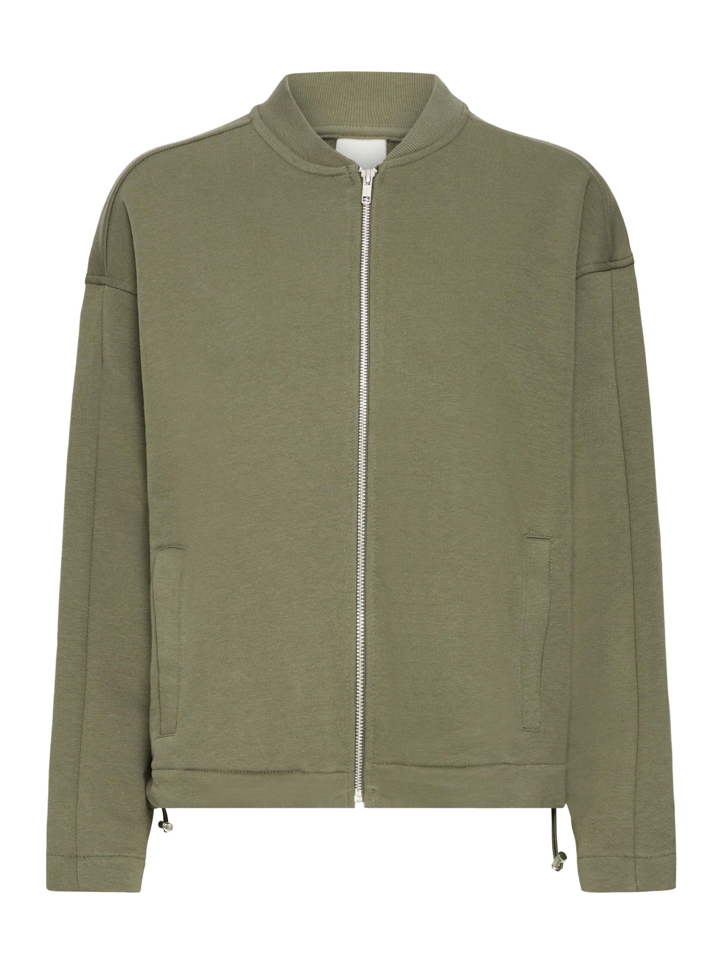 ICHI Sweat jacket 'IHMSKYLA CA' in Green: front