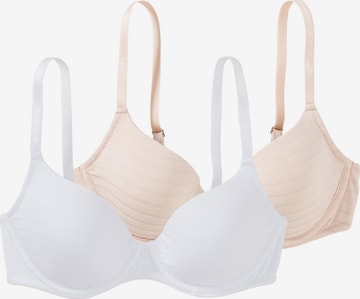 SPEIDEL Bra 'Cotton & More' in Beige: front