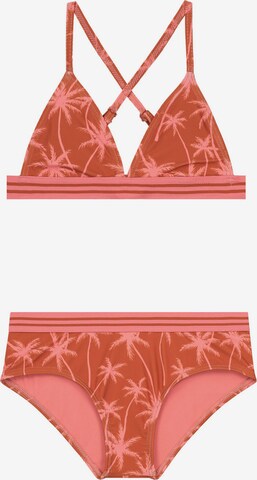 Shiwi Triangle Bikini 'LUNA' in Orange: front