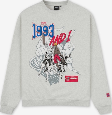 AND1 Collegepaita '1993 Dunk' värissä harmaa: etupuoli