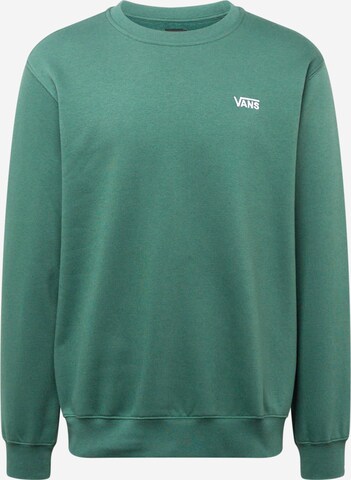 VANS Sweatshirt in Green: front