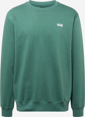 VANS Sweatshirt in Green: front