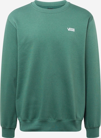 Sweat-shirt VANS en vert : devant