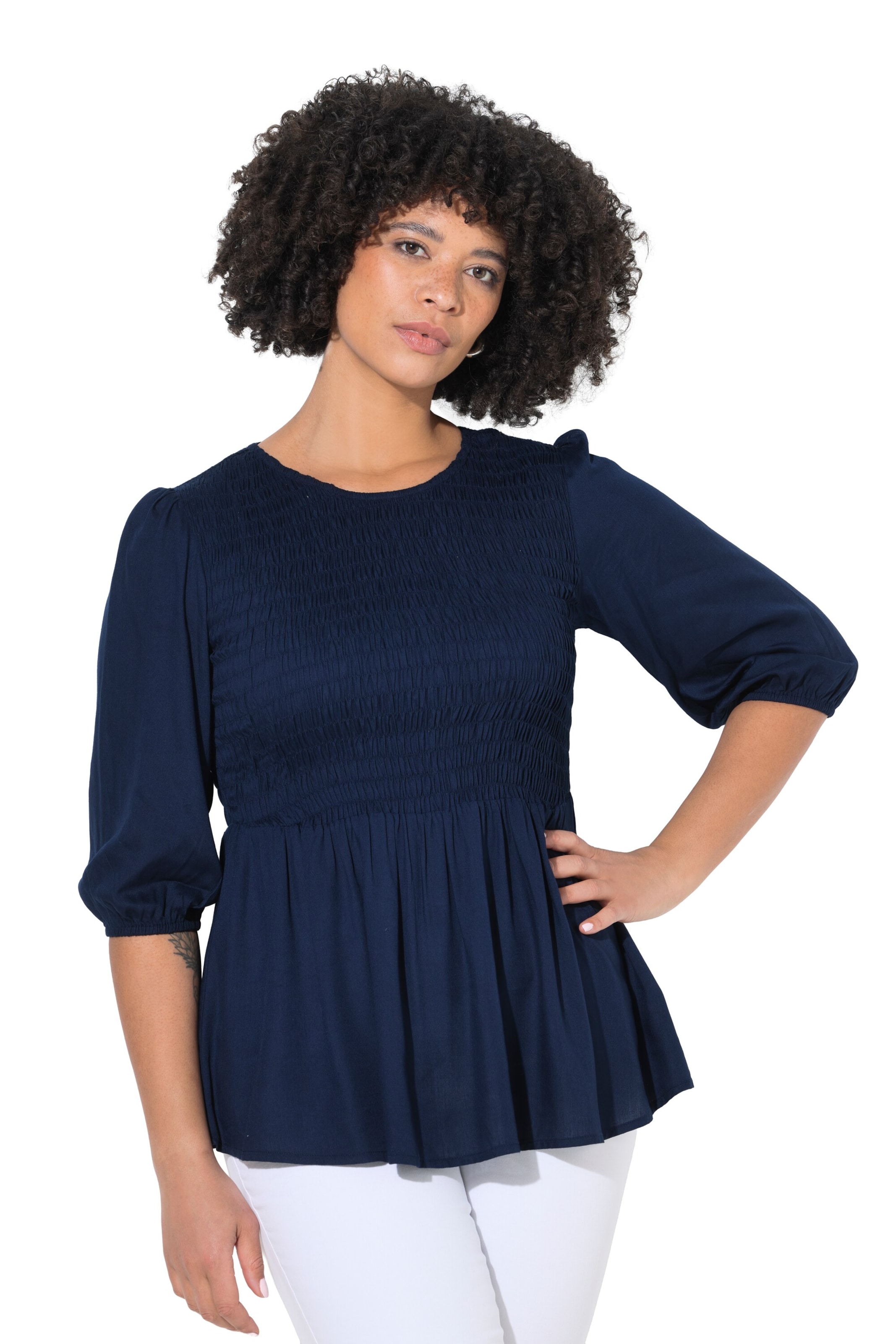 Angel of Style Blouse in Blauw: voorkant