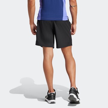 ADIDAS PERFORMANCE Loose fit Sports trousers 'Gym+' in Black
