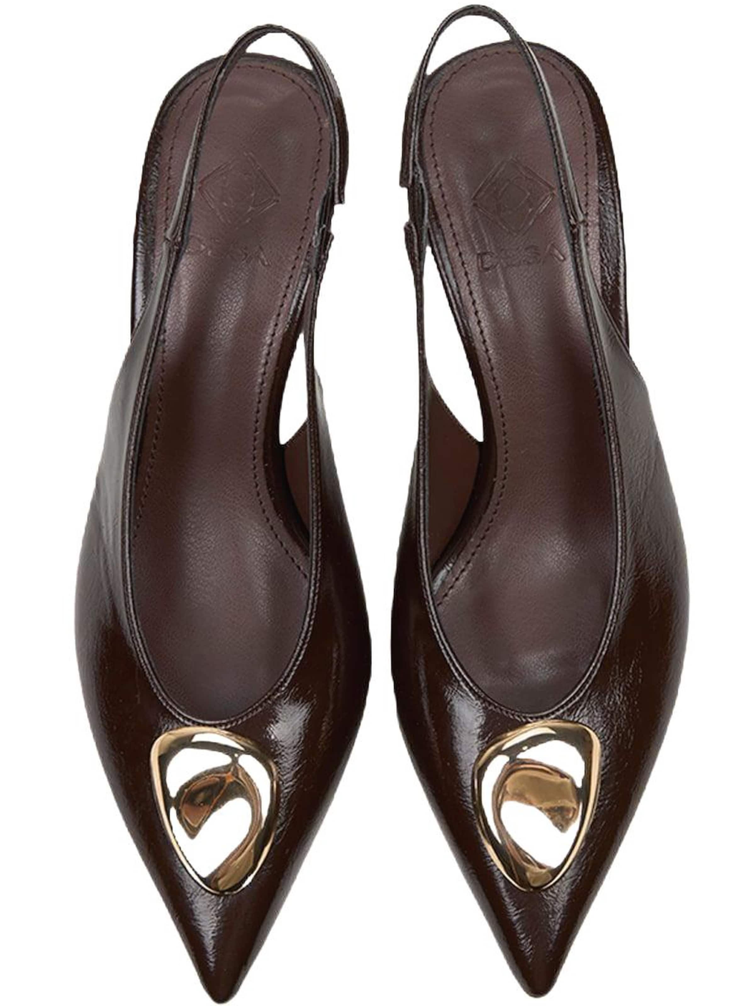 Desa - Zapatos con plataforma 'Pumps' en marrón