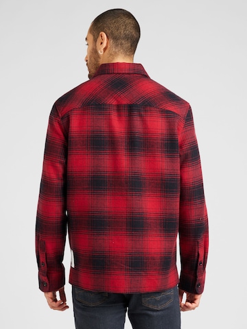 DRYKORN Regular fit Button Up Shirt 'GUNRAY' in Red