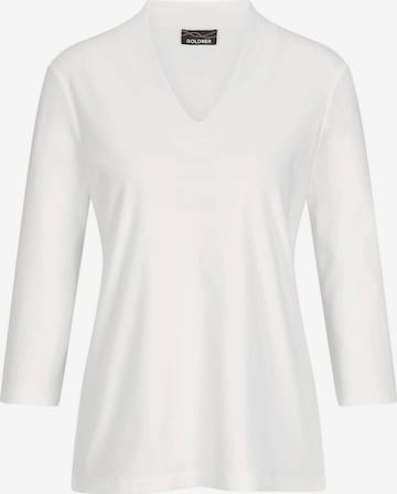 T-shirt Goldner en blanc : devant