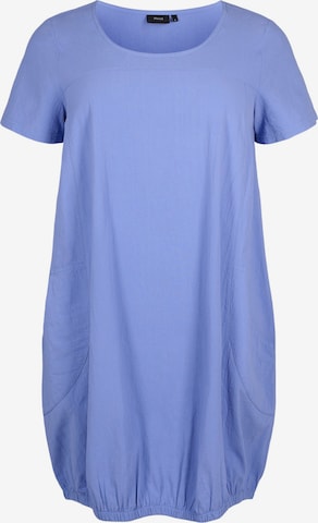 Robe 'Jeasy' Zizzi en bleu : devant