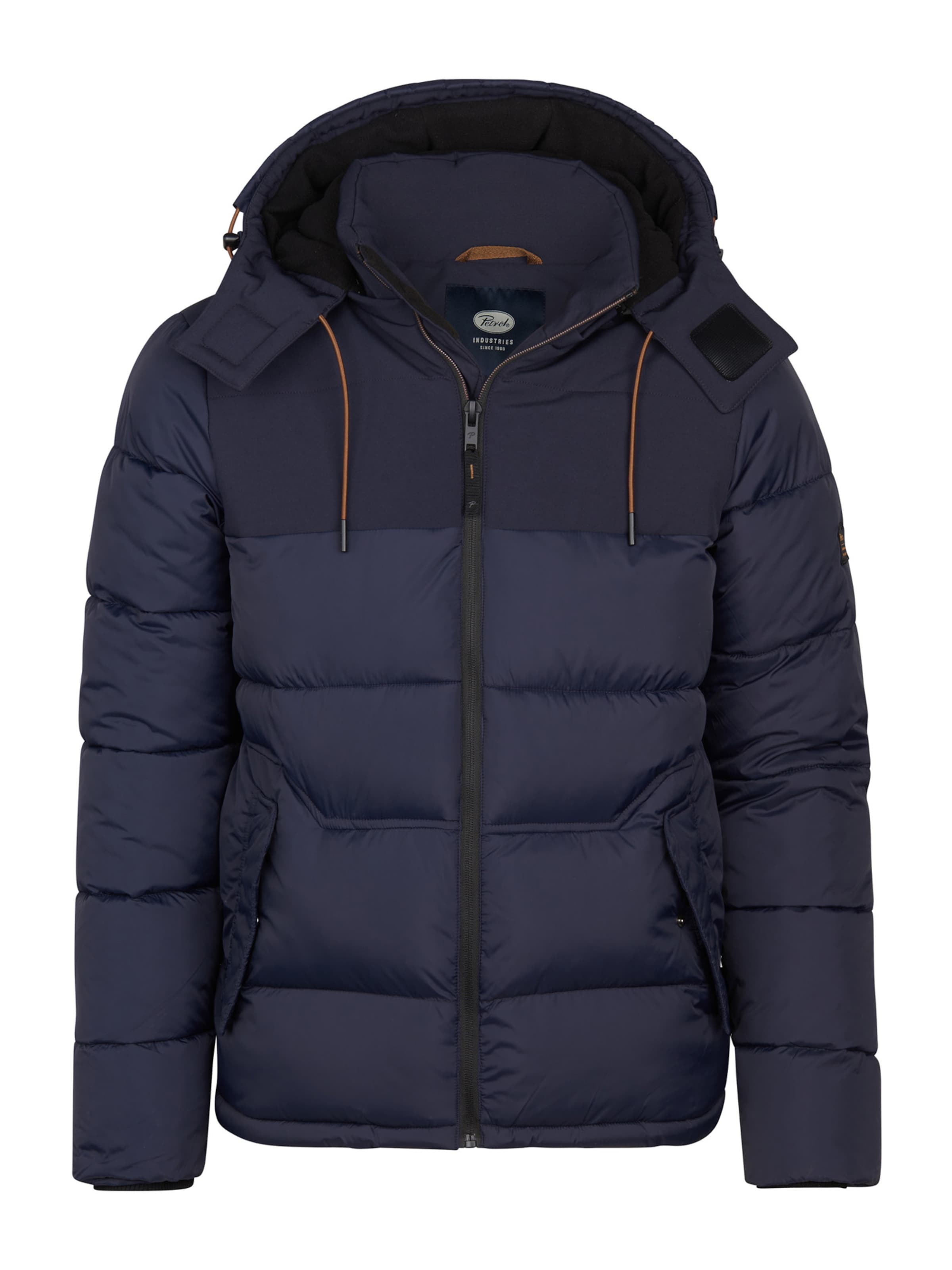 Petrol Industries Χειμερινό μπουφάν σε μπλε: μπροστά