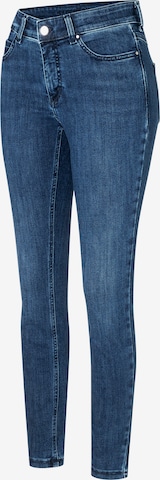 MAC Skinny Jeans in Blau: Vorderseite
