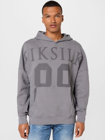 SikSilk Sweatshirt in Grijs: voorkant