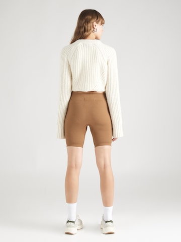 NU-IN Skinny Leggings in Brown