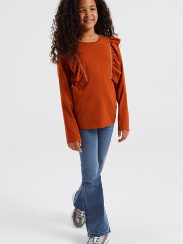 T-Shirt WE Fashion en marron