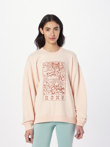 ROXY Sweatshirt in Beige: front