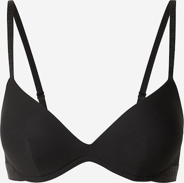 melns Tommy Hilfiger Underwear T-krekla Krūšturis: no priekšpuses