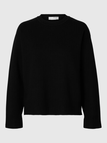 SELECTED Pullover in Schwarz